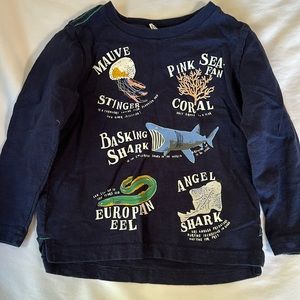 Joules 3T Ocean Animal Long Sleeve